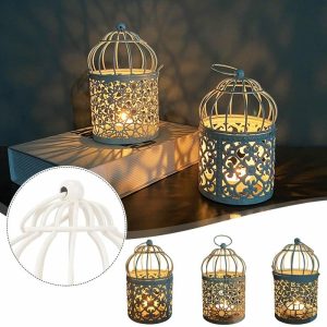 Candles & Holders | 15.8X9Cm Birdcage Candlestick 1Pc Delicate And Elegant Candles & Holders Candles & Holders