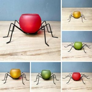 Candles & Holders | Candle Holder Spider Adornment Halloween Shape Horror Metal Light Candle Stand For Dinning Candles & Holders Candles & Holders