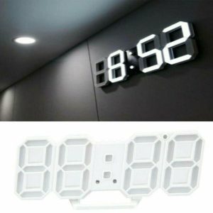 Clocks | 3D Modern Digital Led Wall Clock 24/12 Hour Display Timer Alarm Home Usb Clocks Clocks