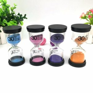 Clocks | 6 Pcs Sandglass Sand Timer 1/ 3/ 5/ 10/ 15/ 30 Minutes Sandglass Timer Sand Clock For Kids Games Clocks Clocks