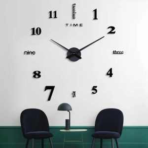 Clocks | Acrylic Plastics Wall Clock Sticker Aluminum Non-Toxic Clocks Clocks