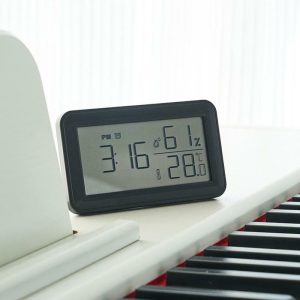 Clocks | Digital Alarm Clock Lcd Large Screen Time Date Display Temperature Humidity Monitor Desk Clock Clocks Clocks