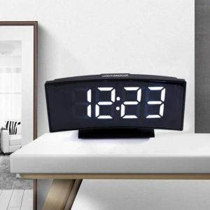 Clocks | Digital Led Big Screen Temperature Display Usb Snooze Home Desk Alarm Clock Clocks black