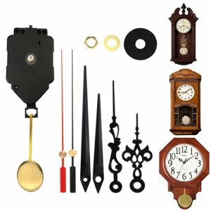 Clocks | Diy Wall Quartz Pendulum Clock Chime Westminster Melody Mechanism Movement-Set Clocks black