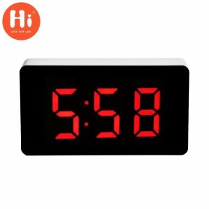 Clocks | Portable Led Display Plastic Alarm Clock With Time/Calendar/Temperature Clocks blue