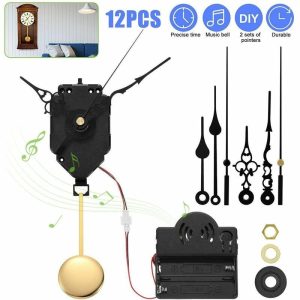 Clocks | Repair Quartz Mechanism Wall Clock Music Box Movement Chime Diy Hand Tool Parts Diy Clock Clocks Clocks