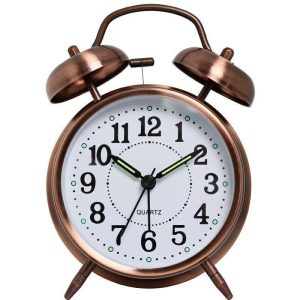 Clocks | Retro Alarm Clock Bedside Alarm Clock Quartz Alarm Clock With Night Light Clocks Clocks