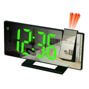 Clocks | Smart Digital Alarm Clock Led Table Clock Electronic Desktop Clocks With 180 Degrees Wake Up Clock Clocks black