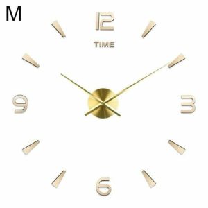 Clocks | Wall Clock Modern Acrylic Mirror Walls Are Decorated With Diy Clocks For Living Room And Bedroom Clocks black