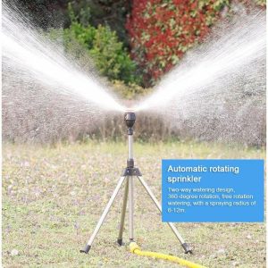 Curtain Decorative Accessories | 360 Degree Rotary Irrigation Sprinkler With Telescopic Tripod Automatic Rotating Sprayer Garden Curtain Decorative Accessories Curtain Decorative Accessories