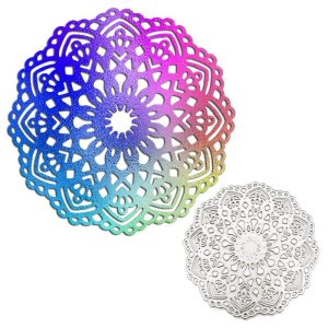 Curtain Decorative Accessories | Mandala Circular Garland Design Pattern Metal Cutting Dies Diy Scrapbooking Embossing Stencil Paper Craft Album Template Curtain Decorative Accessories Curtain Decorative Accessories