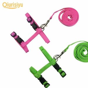 Curtain Decorative Accessories | Nylon Pet Lead Leash Harness Kitten Belt Strap Safety Rope Adjustable Dog Collar Lovely Pet Curtain Decorative Accessories black