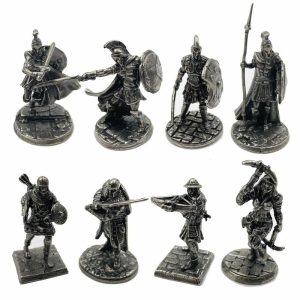 Figurines & Miniatures | 1Pcs Ancient Spartan Rome Soliders Figurines Miniatures Vintage Metal Soldiers Statue Desktop Ornament Gift Figurines & Miniatures Figurines & Miniatures