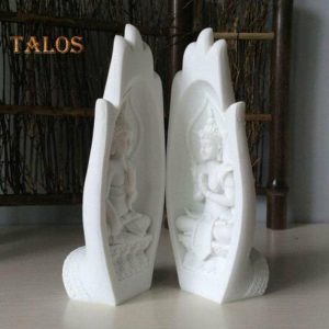 Figurines & Miniatures | 2Pcs Resin Tathagata Buddha Hands Statue Sculpture Figurine Miniature Home Decor Live City Fashion Home Decor Figurines & Miniatures Figurines & Miniatures