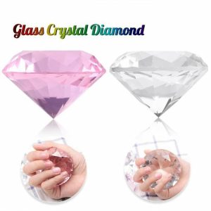 Figurines & Miniatures | 60Mm Nail Art Display Glass Cut Glass Large Diamond Jewel Gift Figurines & Miniatures Figurines & Miniatures