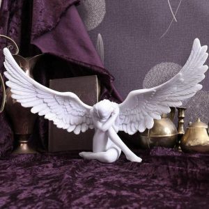 Figurines & Miniatures | Angel Wing Figurine  Angel Art Statue Decor Modern Embrace Sculpture Crafts Home Decoration Xmas Gift Figurines & Miniatures Figurines & Miniatures