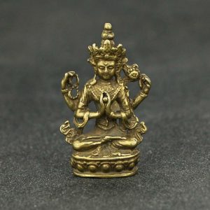 Figurines & Miniatures | Antique Bronze Nepal Guanyin Buddha Statue Pure Bronze Buddha Statue Ornaments Buddhist Belief Figures Home Crafts Figurines & Miniatures Figurines & Miniatures