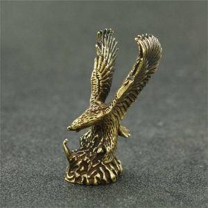 Figurines & Miniatures | Artistic Copper Great Convenient Sophisticated Texture Flying Miniature Eagle Figurine Figurines & Miniatures bronze