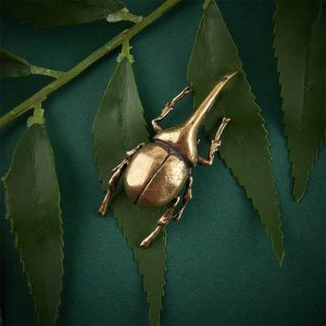 Figurines & Miniatures | Brass Insect Figurine Miniature Bugs Tea Pet Ornament Copper Beetle Statue Figurines & Miniatures Figurines & Miniatures