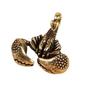 Figurines & Miniatures | Brass Scorpion Casting Statue Mini Animal Metal Figurine Home Decor Desktop Crafts Sculpture Decoration Pendants Gifts Figurines & Miniatures Figurines & Miniatures