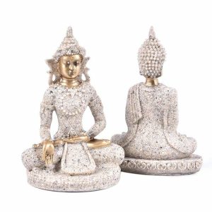 Figurines & Miniatures | Buddha Statues Sandstone Thailand Buddha Sculpture Fengshui Figurine Home Decor Figurines & Miniatures Figurines & Miniatures