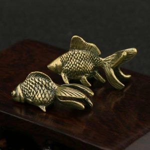 Figurines & Miniatures | Carp Fish Statue Delicate Details Decorative Portable Creative Miniature Little Figurine Crafts Ornament For Home Figurines & Miniatures as the picture