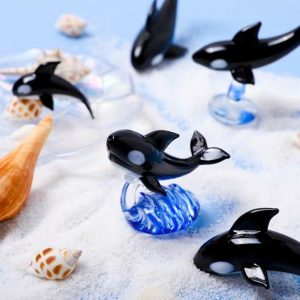 Figurines & Miniatures | Creative Glass Figurines Realistic Animal Shape Gift Figurines & Miniatures Figurines & Miniatures