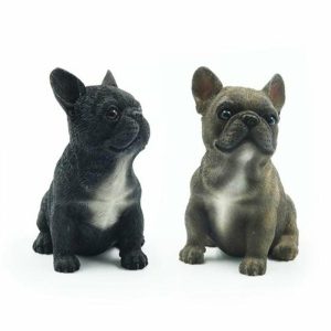 Figurines & Miniatures | Dog Figurine Eye-Catching Compact Size Attractive Useful Garden Trinkets Table Sculpture Decor Figurines & Miniatures as the picture