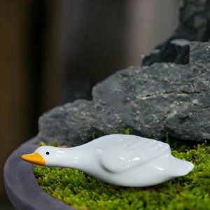 Figurines & Miniatures | Duck Garden Statue Animal Sculpture Cute Creative Desk Craft Decoration Miniature Figure For Lawn Figurines & Miniatures as the picture