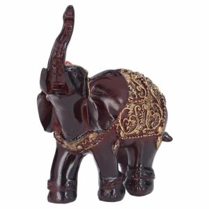 Figurines & Miniatures | Elephant Figurines  Resin Delicate Texture Retro  Symbolize Power Good Luck Prosperity Elephant Statue Figurines & Miniatures Figurines & Miniatures