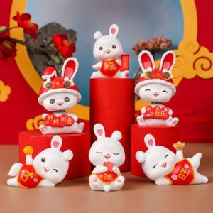 Figurines & Miniatures | Practical Rabbit Ornament Cute Shape Eco-Friendly Collectible Figurines & Miniatures Figurines & Miniatures