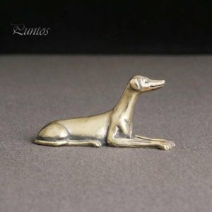 Figurines & Miniatures | Small Brass Statues Vintage Prosperity Lifelike Dog Zodiac Tea Pet Paperweight Hound Desktop Ornament Figurines & Miniatures antique bronze