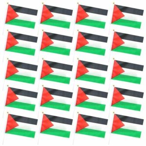 Flags, Banners & Accessories | 20/50/100Pcs Palestine Mini Flag Easy To Carry Handheld Waving Flag Palestinian Stick Flag For Indoor Outdoor Events Flags, Banners & Accessories Flags, Banners & Accessories