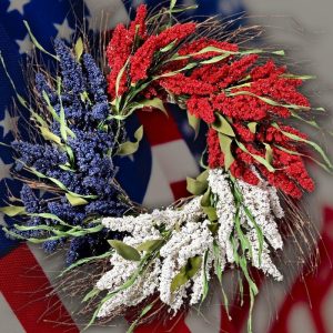 Flags, Banners & Accessories | Independence Day Garland Red White Blue Rice Ear Sun Group Decorative Door Hanging Garland Flags, Banners & Accessories Flags, Banners & Accessories