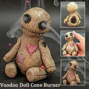 Incense & Incense Burners | Voodo Doll Cone Burner Incense Burner Desktop Resin Ornament Handmade Carft Ornaments Decorative Props Home Decoration Incense & Incense Burners beige