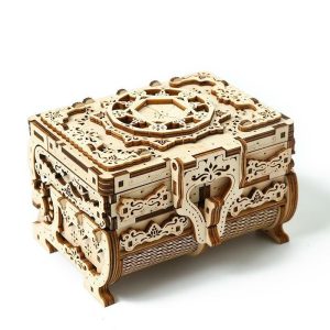 Music Boxes | 3D Wooden Puzzle Music Box Kit Antique Jewel Box Diy Home Decoration Model Educational Toys Birthday Christmas Gifts Music Boxes Music Boxes