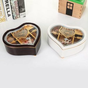 Music Boxes | Creative Music Jewelry Box Ballerina Design Stable Base Burr-Free Music Boxes black