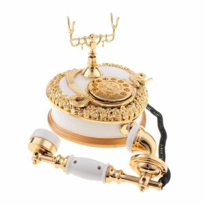 Music Boxes | Heart Shape Dial Telephone Music Box Desktop Jewelry Box Decoration Music Boxes Music Boxes