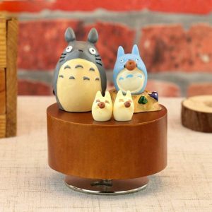 Music Boxes | Japanese Anime My Neighbor Totoro  Cartoon Rotating Wooden Wind-Up Music Box "Castle In The Sky" Gift Girl Gift Home Music Boxes Music Boxes