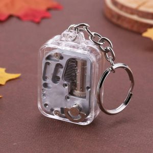 Music Boxes | Kids Diy Music Box Movement Keychain Handy Crank Musical Birthday Gifts Toy Musical Instrument Toy Music Boxes Music Boxes