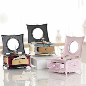 Music Boxes | Modern Birthday Music Box Vintage Phonograph Shape Christmas Gift Music Boxes golden