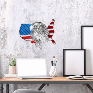 Flags, Banners & Accessories | 2023 New Independence Day American Metal Flag Decoration Americas Decoration Flags, Banners & Accessories as the picture