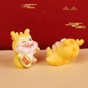 Figurines & Miniatures | Dragon Ornament Chinese Dragon Statue Festive Exquisite Resin Miniature Figurine For Home Desktop Decoration Figurines & Miniatures Figurines & Miniatures